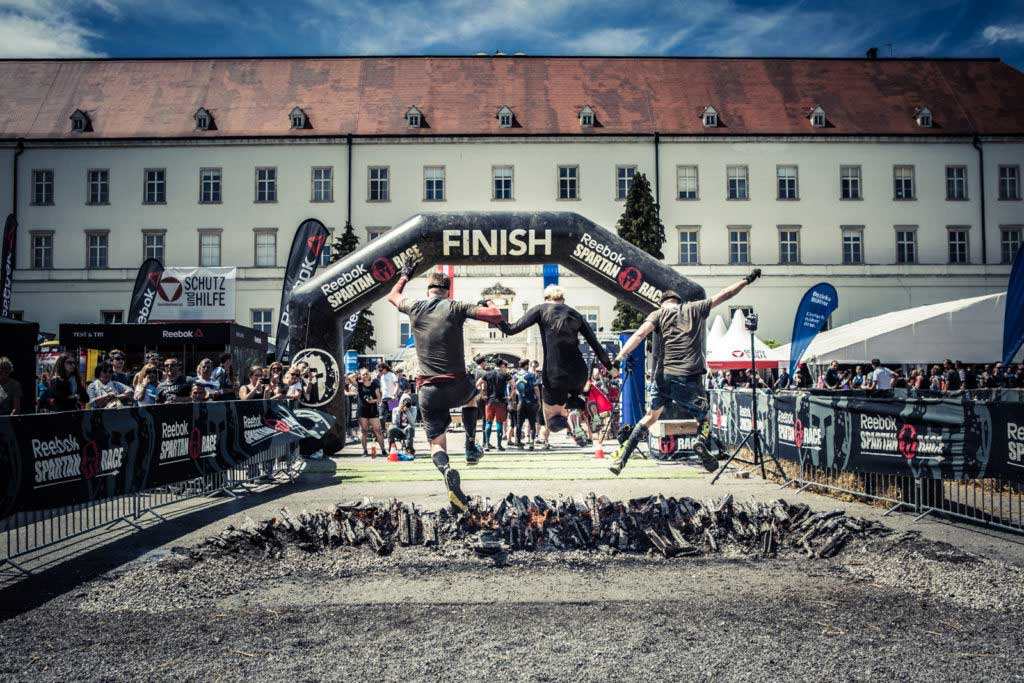 Das ersehnte Ziel beim Spartan Race Wr. Neustadt