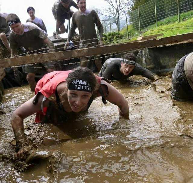 Kathrin Weninger beim Spartan Race im Gatsch