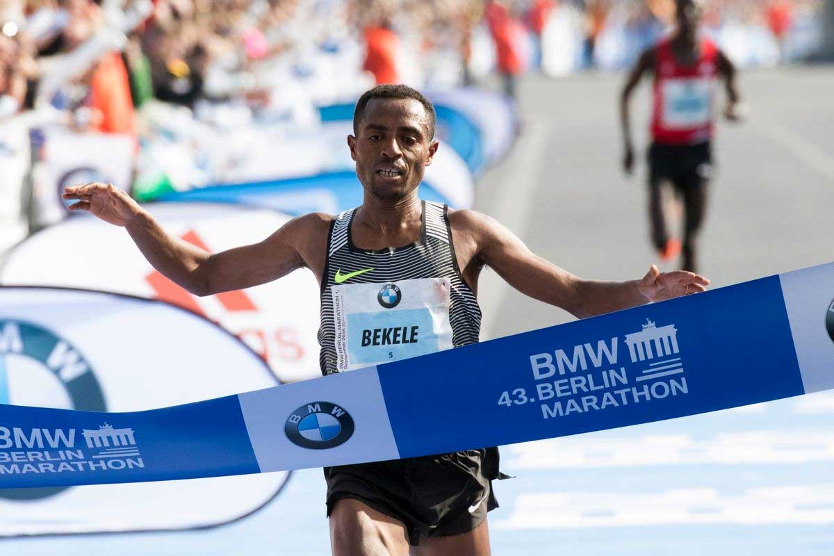 Kenenisa Bekele gewinnt den Berlin Marathon 2019