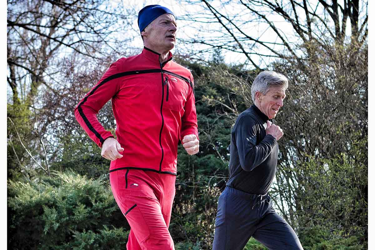 Franz Gasselsberger im Training mit Gerhard Hartmann