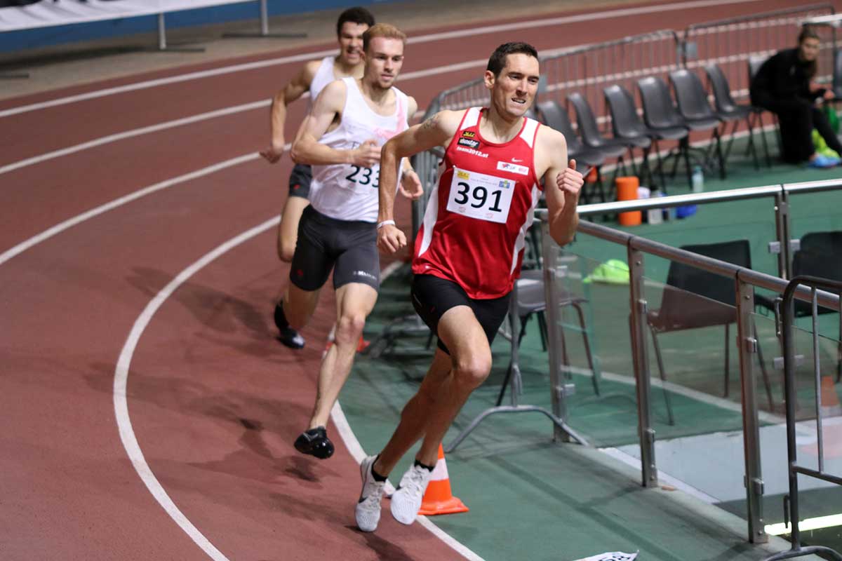 Andreas Vojta siegt beim Vienna Indoor Track & Field 2020