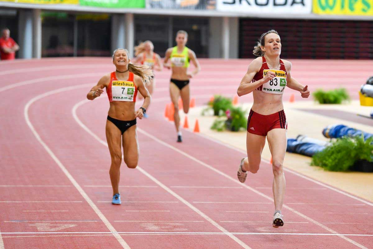 Sandrina Illes holt sich über 1.500 Meter den Staatsmeistertitel | Foto: ÖLV