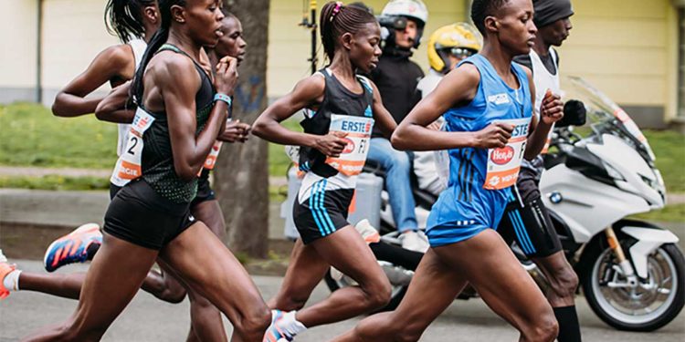 Damen Spitze beim Vienna City Marathon 2022